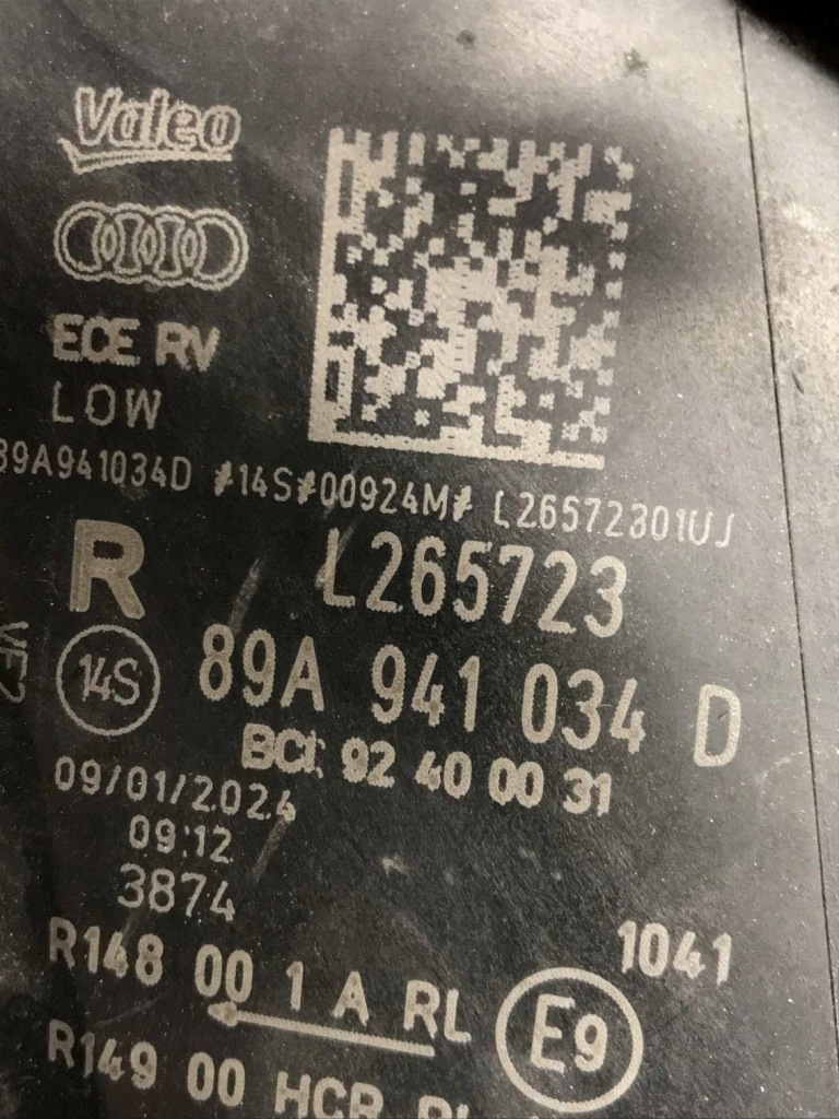 фото №11, Audi q4 e-tron лампа передняя правая full led 89a941034d