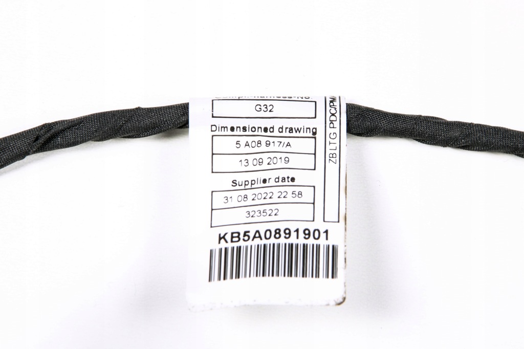 фото №7, Bmw 6 g32 gt lci жгут электропроводка бампера pdc задняя 5a08919