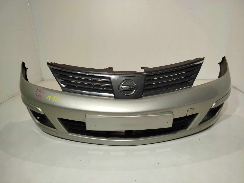 фото №1, Бампер передний решётка радиатора nissan tiida 04-12