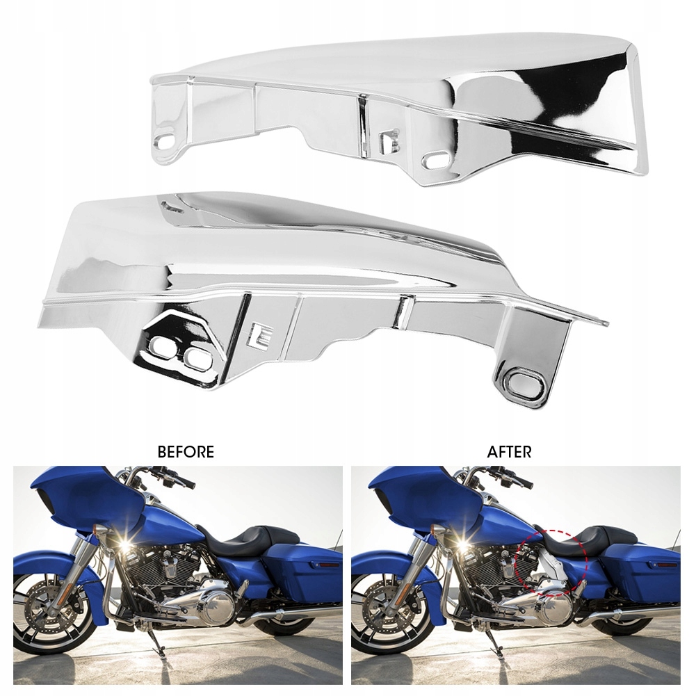 фото №8, Motocyklowa захист теплова дефлектор повітря центральної рами pasuje do