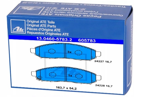 фото №1, Гальмівні колодки гальмівні ate do nissan leaf