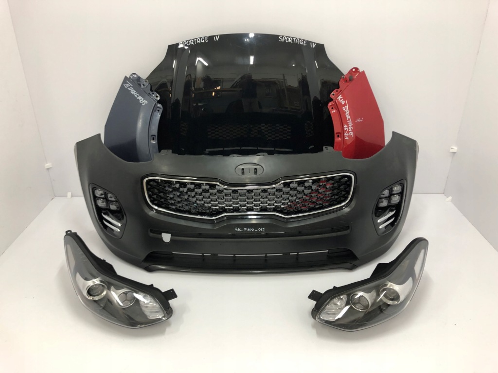 фото №1, Kia sportage iv 16-18 капот бампер лампы gt line