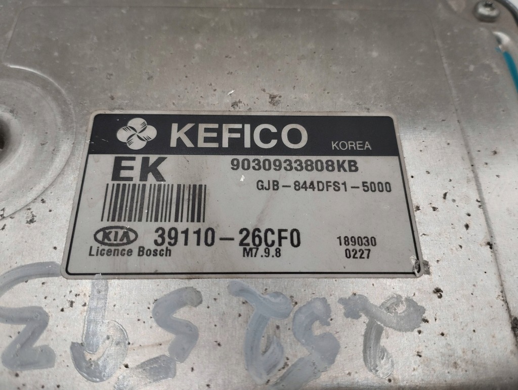фото №5, Kia rio блок управления / модуль ecu бортовой компьютер 3911026cf0