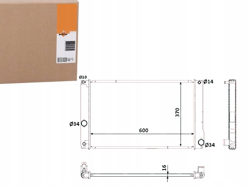 Купити Nrf53926 радіатор двигуна lexus ct
