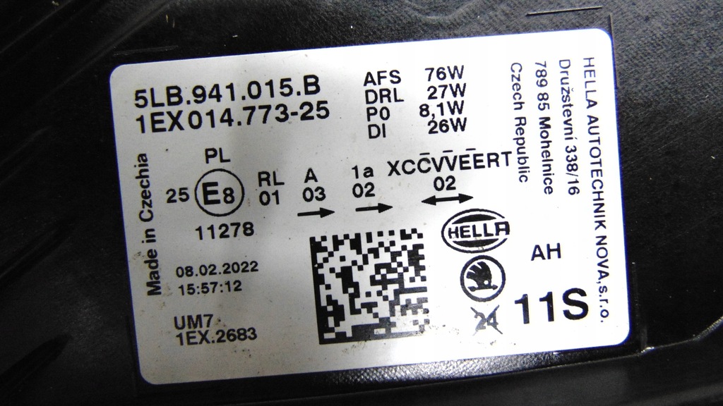 фото №13, Kg-035 лампа левая crystal led skoda enyaq 5lb941015b