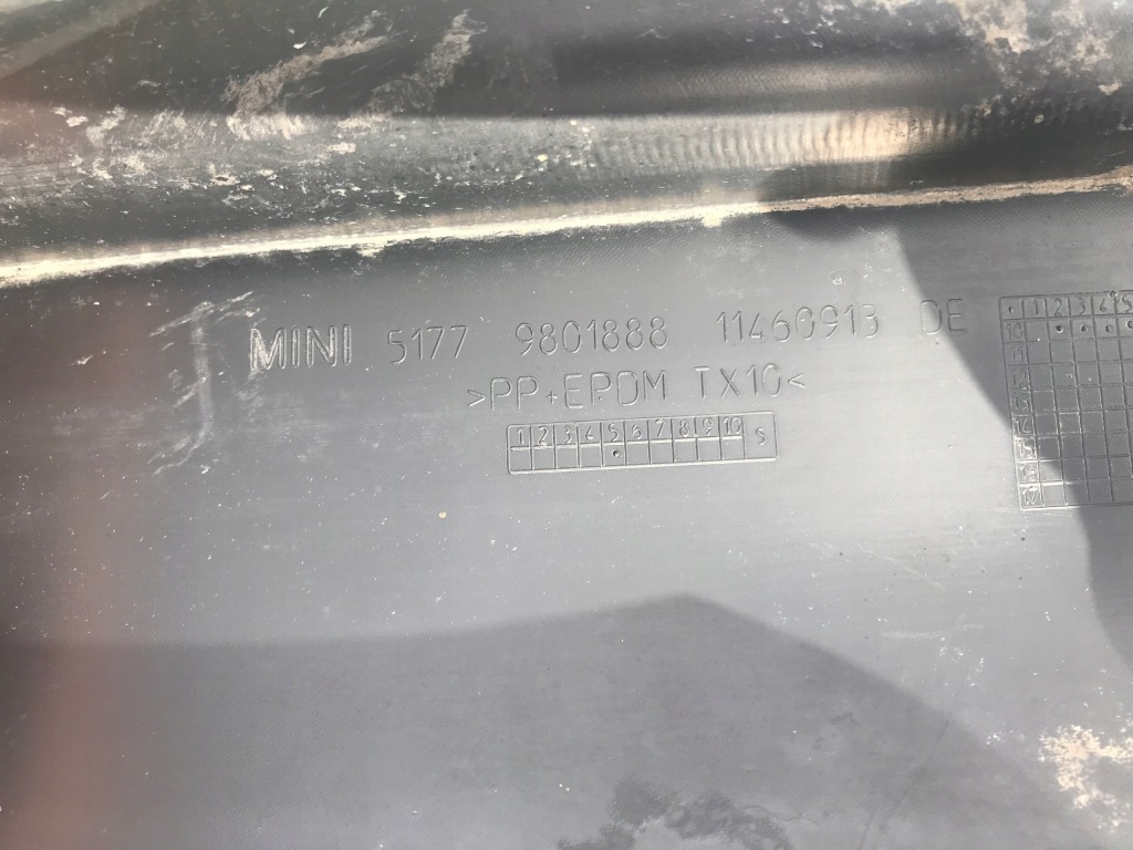фото №4, Молдинг порог правая mini cooper s r60 9801888