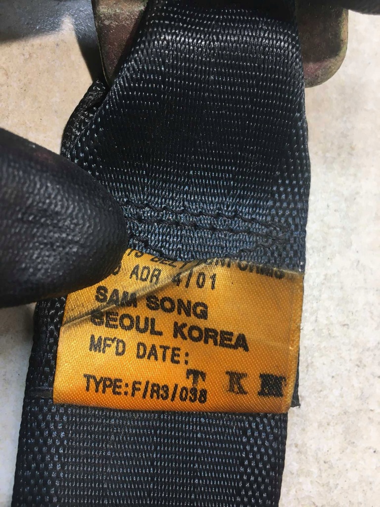 фото №7, Pas безпеки лівий задня hyundai coupe i