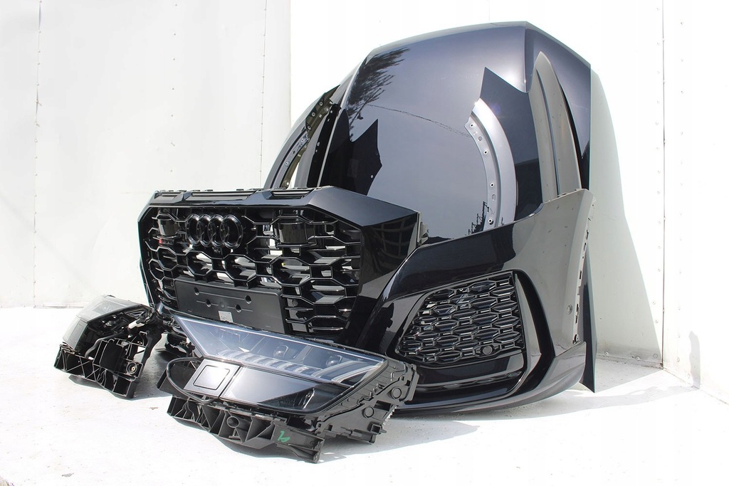 фото №7, Audi rsq8 перед matrix капот крила бампер pas передній лампи підсилювач