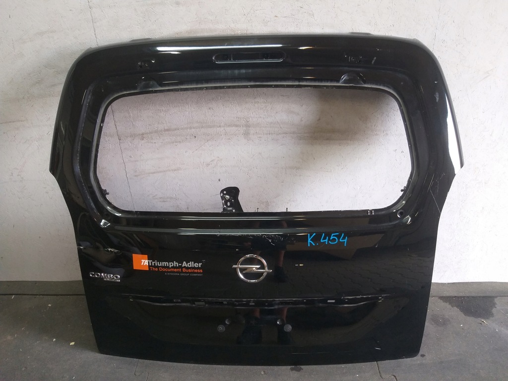 фото №1, Крышка багажника задняя berlingo iv 4 combo e rifter