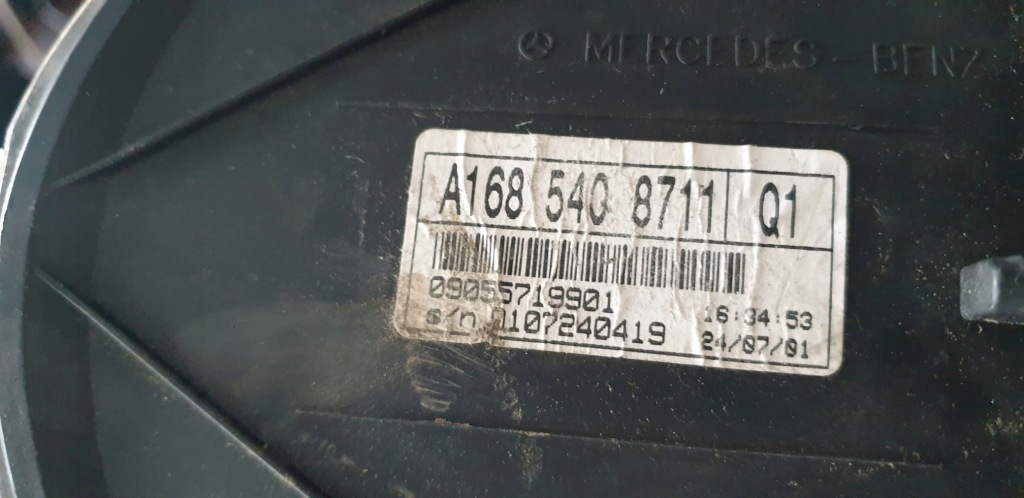 Лічильник спідометр mercedes a klasa w168 a1685409711 Оригінал