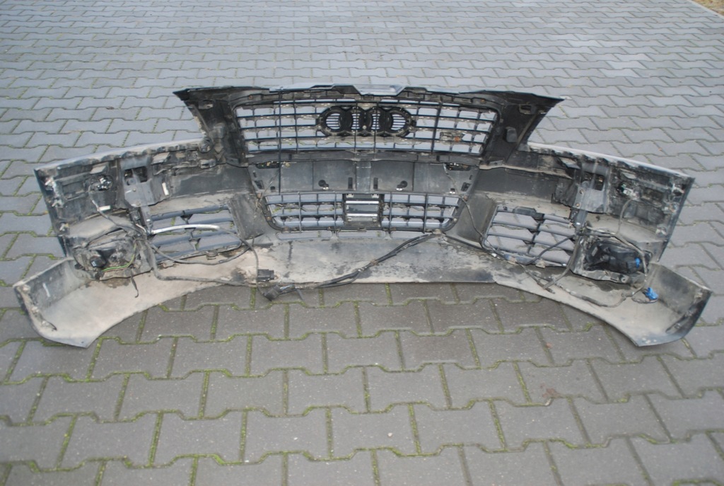 фото №12, Бампер перед kompletny передний s8 w12 audi a8 d3 lift pdc омыватель радар