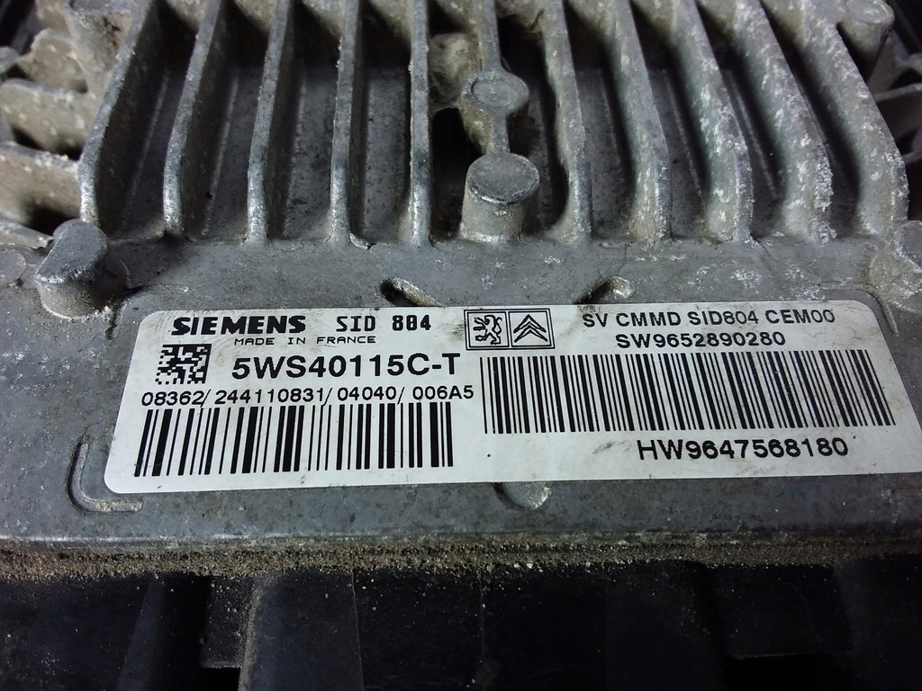 фото №4, Citroen c3 i 1.4 hdi бортовой компьютер блок управления двигателя