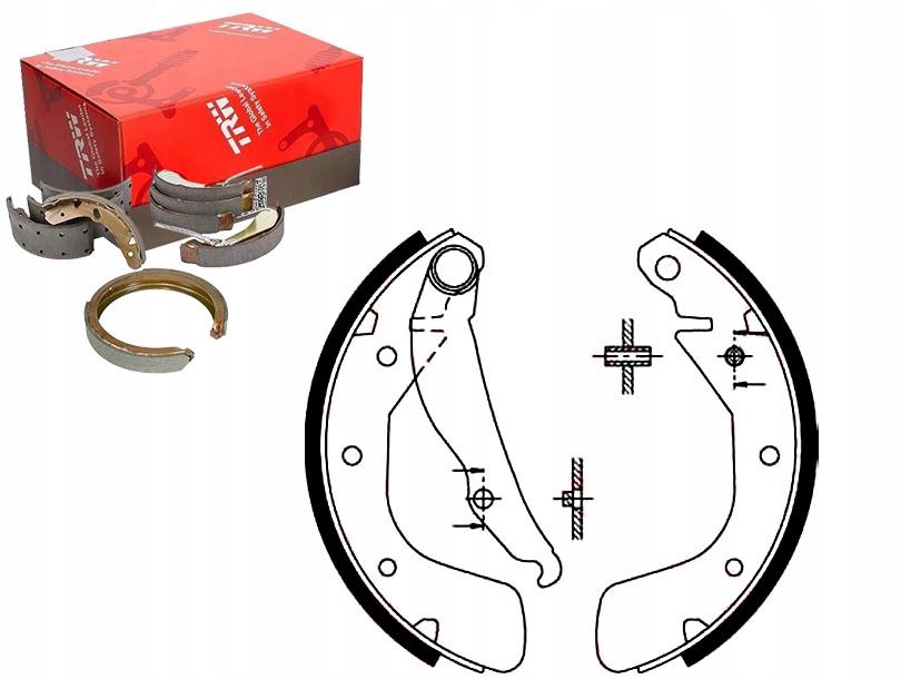 фото №1, Trwgs8543 тормозные колодки тормозные kpl. chevrolet epica,