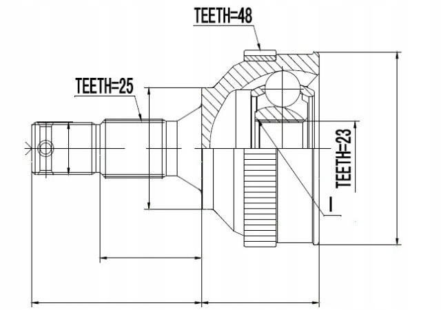фото №1, Шарнир наружный peugeot 306