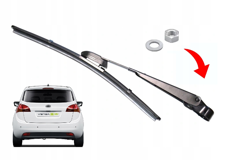 фото №1, Важіль + двірник na задня kia venga 2009r-