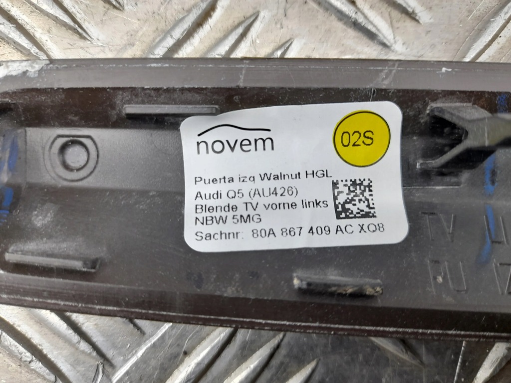 фото №8, Audi q5 sq5 80b853190e ustaw ручка внутрішнє