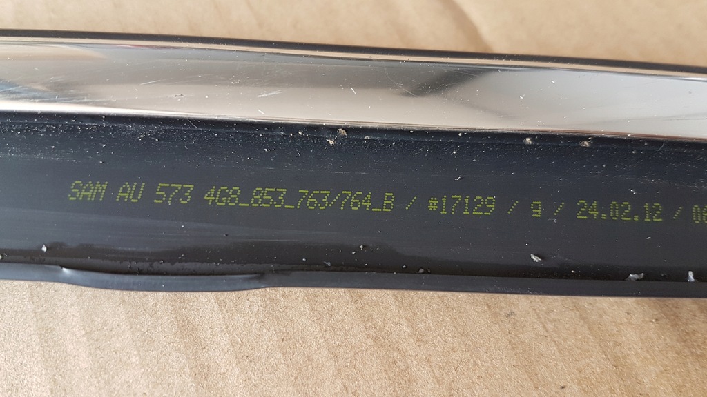 фото №5, Молдинг ущільнювач двері правий задня a7 4g8853764b