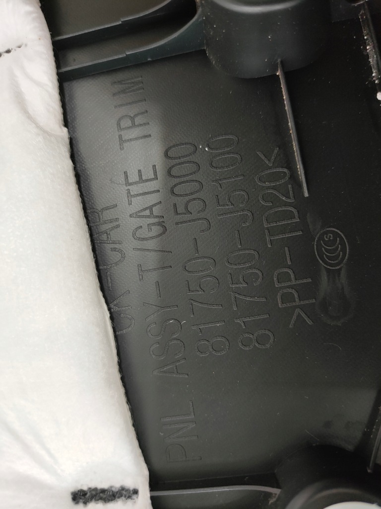 Kia stinger 17-21 оббивка кришки обшивка накладки захист комплект Доставка