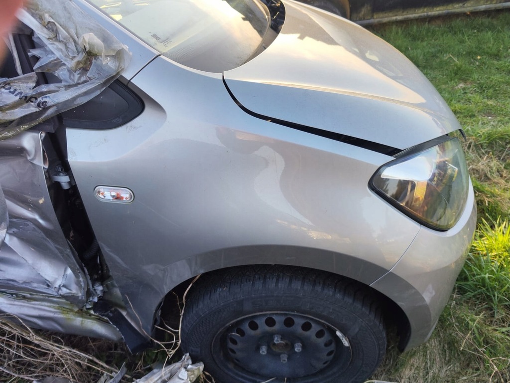 фото №8, Vw up up! капот бампер перед крила лівий pas радіатор wody кондиціонера