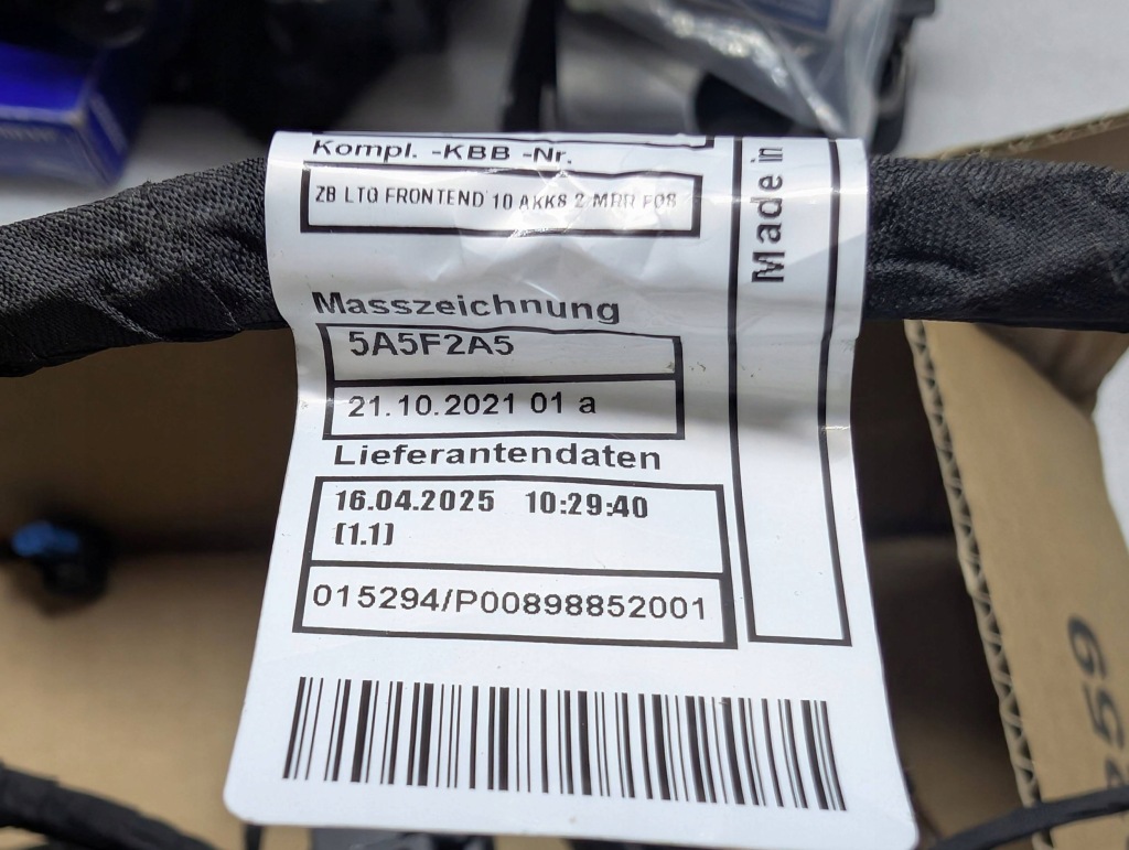 Электропроводка жгут pdc перед бампера bmw x1 u11 5a5f2b6 новая оригинал с Разборки