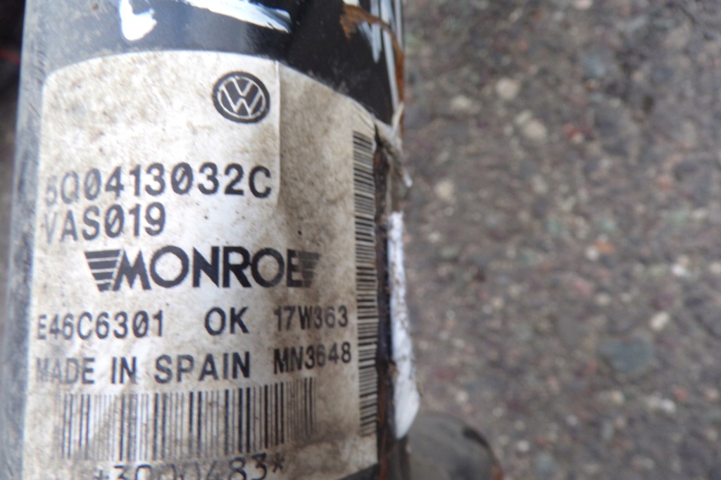 фото №8, Амортизационная стойка амортизатор левый 5q0413032c vw t-roc