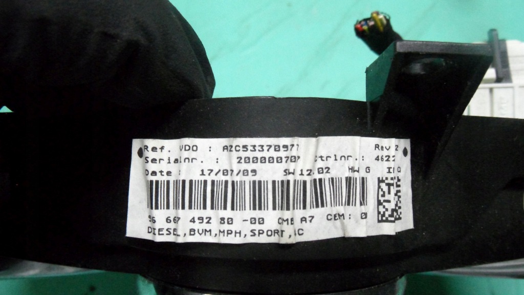 фото №5, Peugeot 207 sw 1.6 hdi 09r лічильник прилади 9666749280 anglik