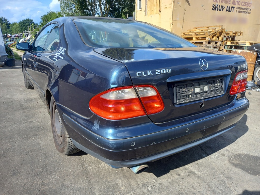 фото №7, Mercedes clk c208 w208 лампа лівий задня ліва кришка багажника кришка