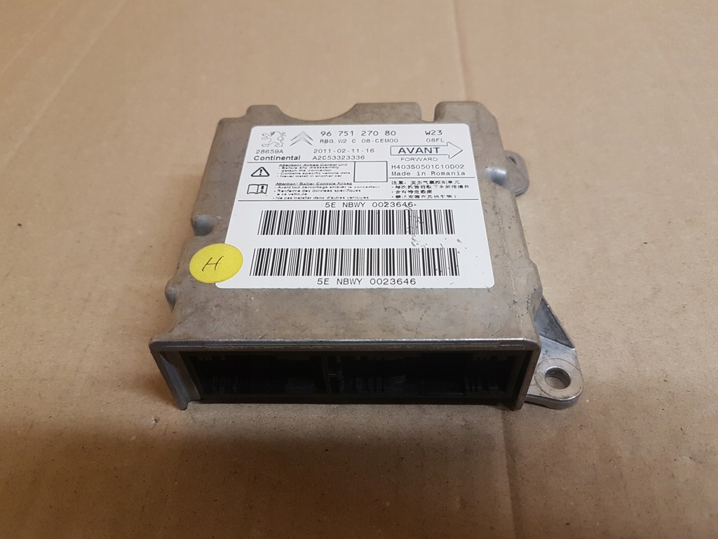 фото №1, Peugeot 508 i модуль датчик подушок подушка безпеки