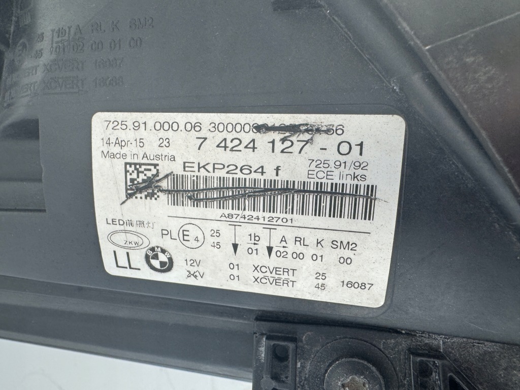 фото №13, Bmw 7 f01 f02 full led адаптивный lift лампа левая правая