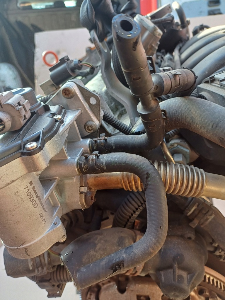 фото №8, Двигатель 1.6 fsi kod blf vw passat b6 kompletny