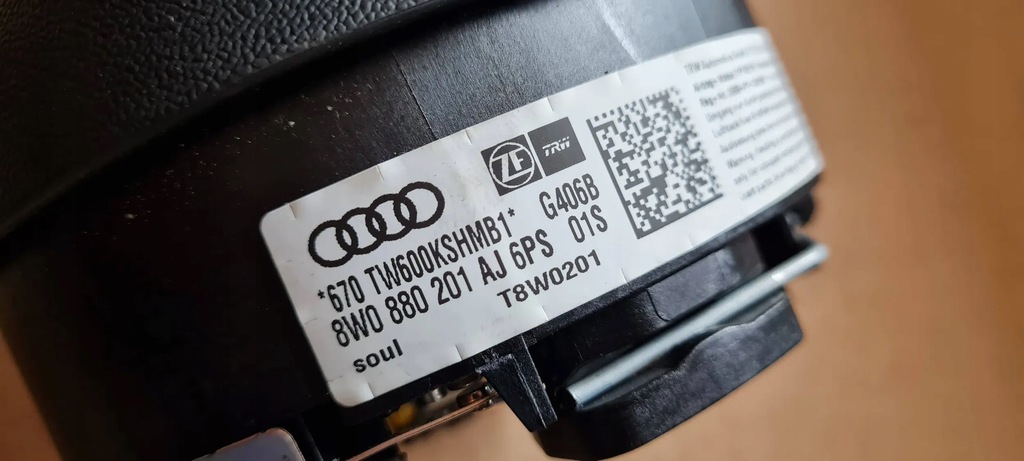 фото №8, A4 b9 8w подушка водія подушка безпеки sline 8w0880201aj a5 8w