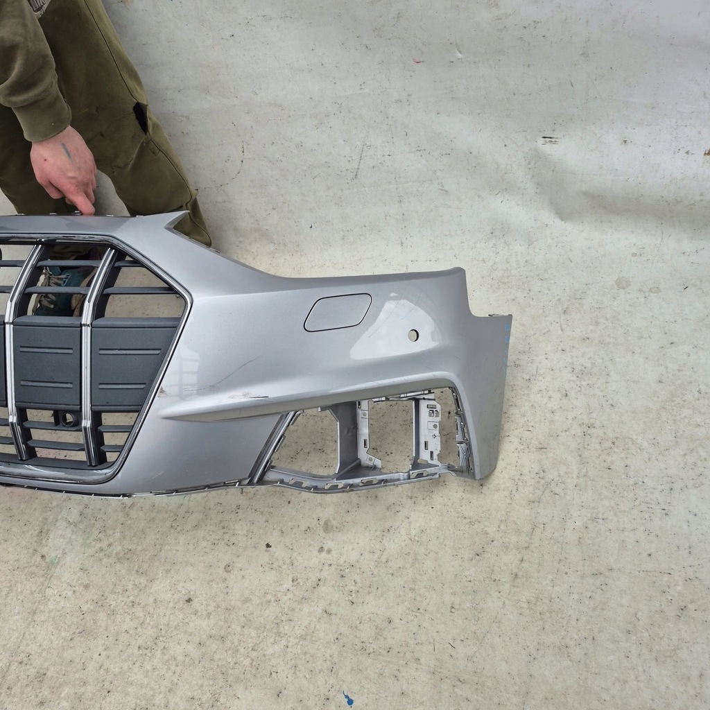 фото №7, Audi a4 allroad lift 8w0 19- бампер перед передний решётка радиатора 8w0807437bb spr pd