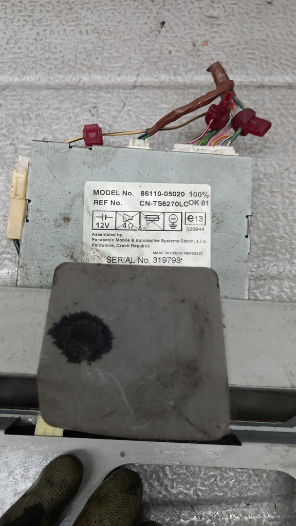 фото №3, Дисплей toyota avensis t25 86110-05020