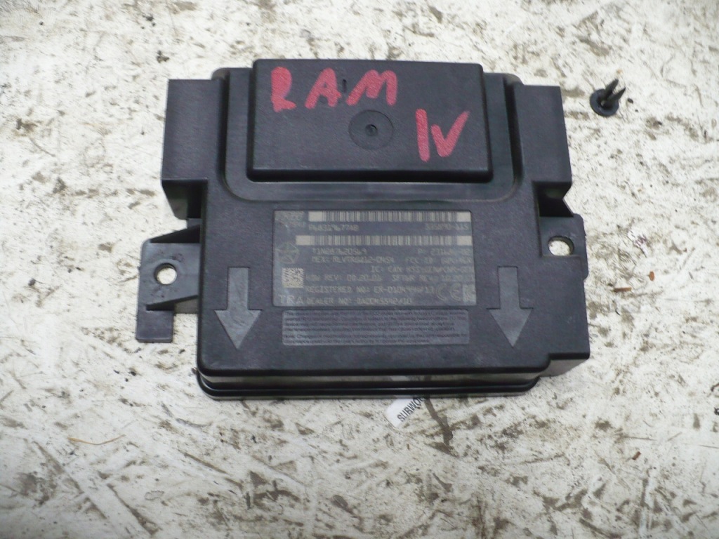 фото №1, 2018 2020 dodge ram модуль блок керування keyless go p68319677ab