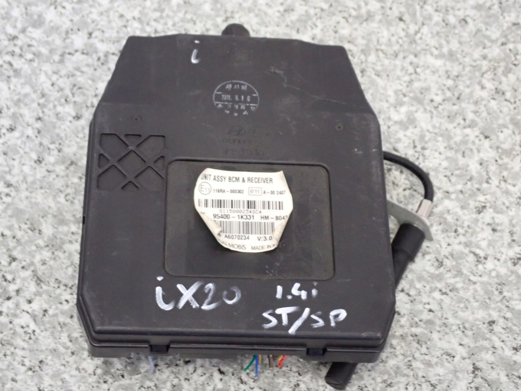 фото №7, Hyundai ix20 1.4i 09- корпус bcm модуль комфорта 95400-1k331