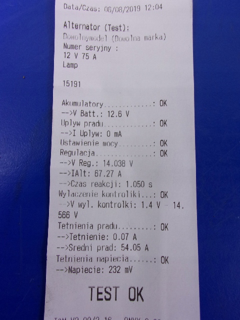 C4 2.2hdi 1.6hdi генератор 150a 0124525035 test с Разборки