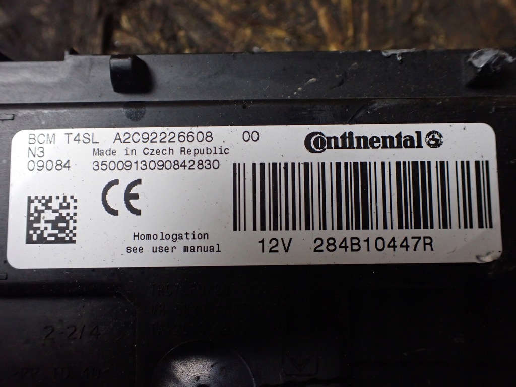 фото №8, Модуль комфорта dacia lodgy 2019 1.6sce eu 284b10447r 8365