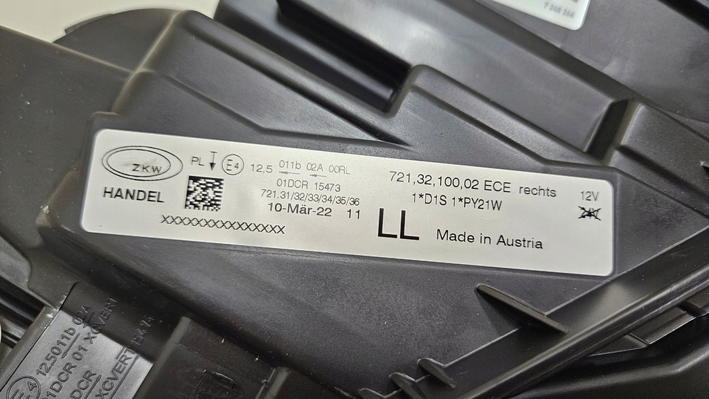 фото №14, Лампа ліва права bmw f30 f31 zkw ксенон ні поворотний 7314531 7314532