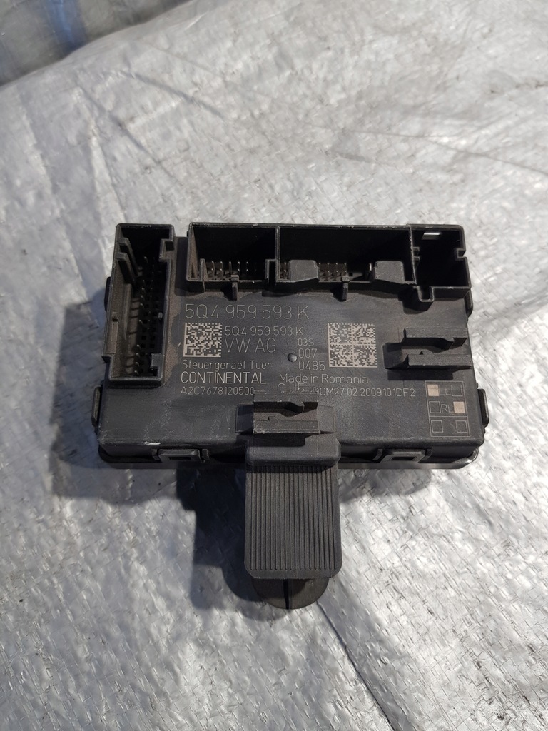 фото №1, Skoda octavia iii модуль блок керування двері 5q4959593k