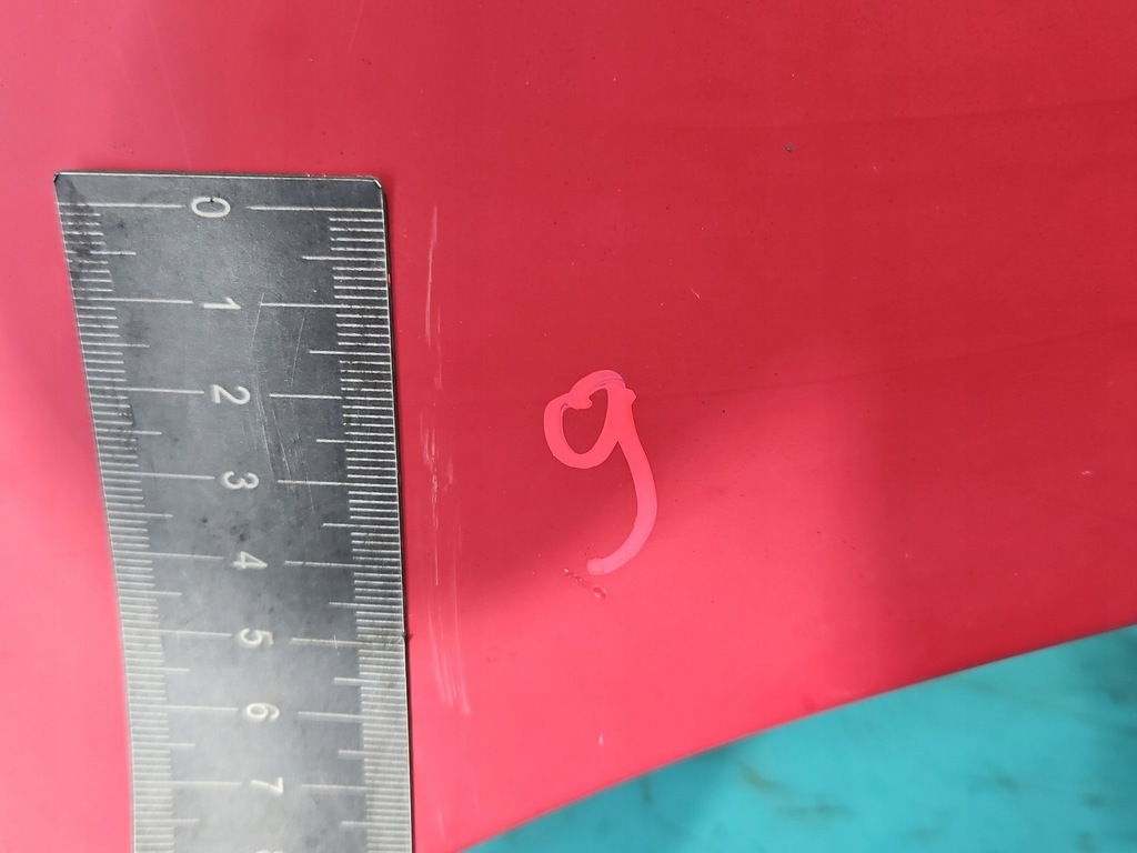 фото №11, Капот передняя mitsubishi l200 96-01 красный