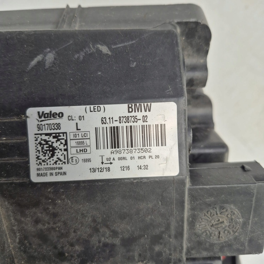 фото №9, Bmw i3 i01 lift 18- лампа ліва перед передня full led 8738735