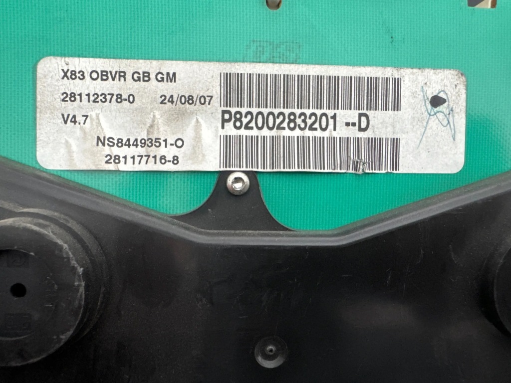 фото №4, Лічильник спідометр renault trafic p8200283201-d