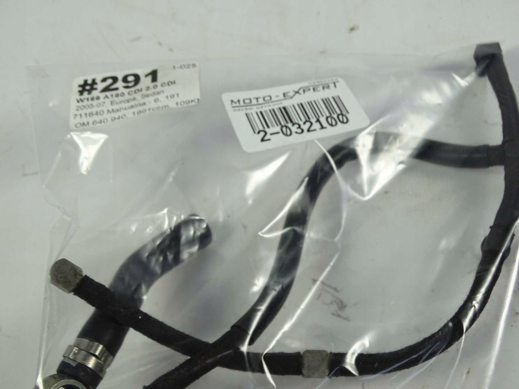 фото №4, Mercedes a w169 wąż шланг сливной топлива