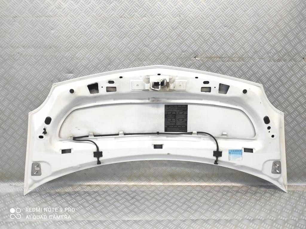 фото №14, Renault kangoo ii iii 2007-2012 капот кришка двигуна колір білий o389 wawa