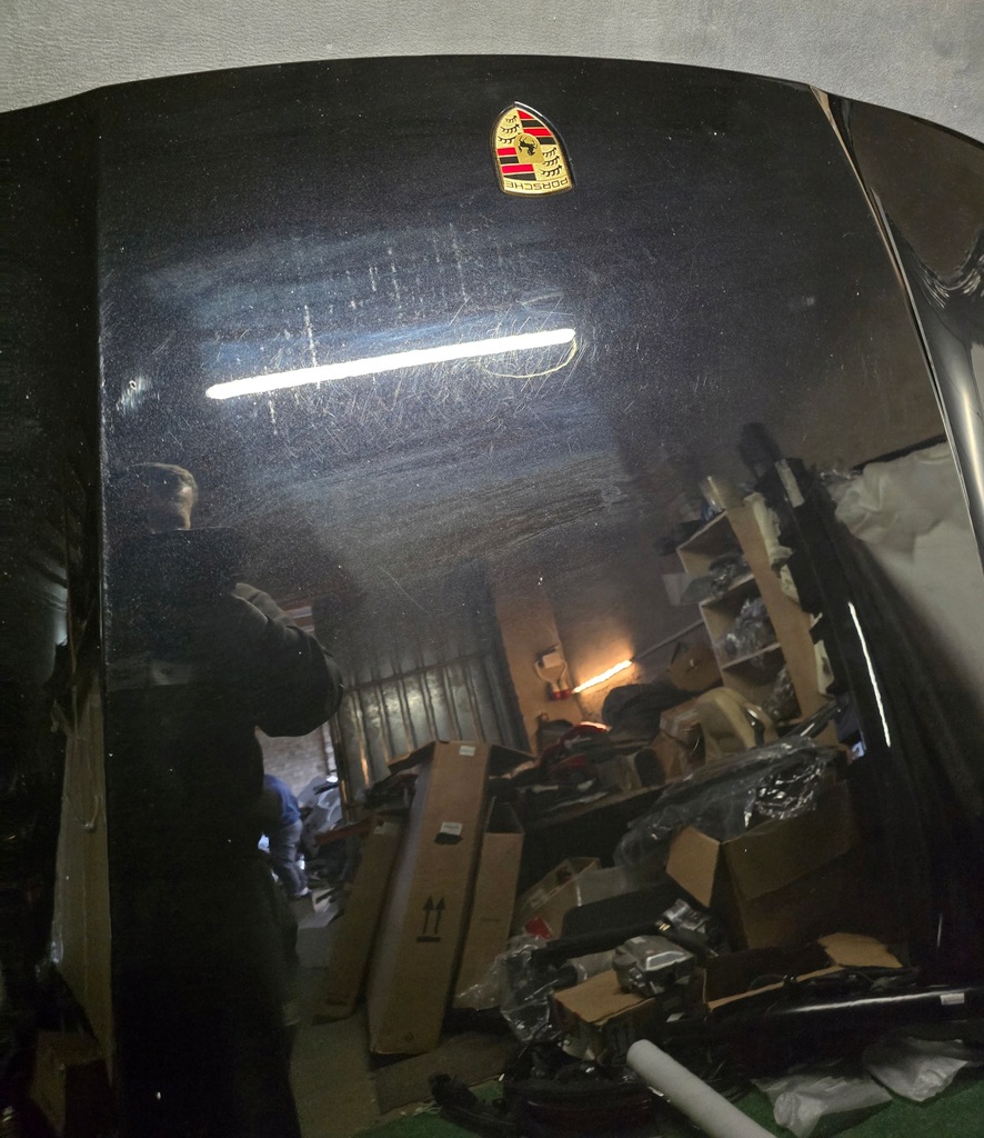 фото №5, Капот кришка двигуна porsche cayenne iii 9y демонтаж