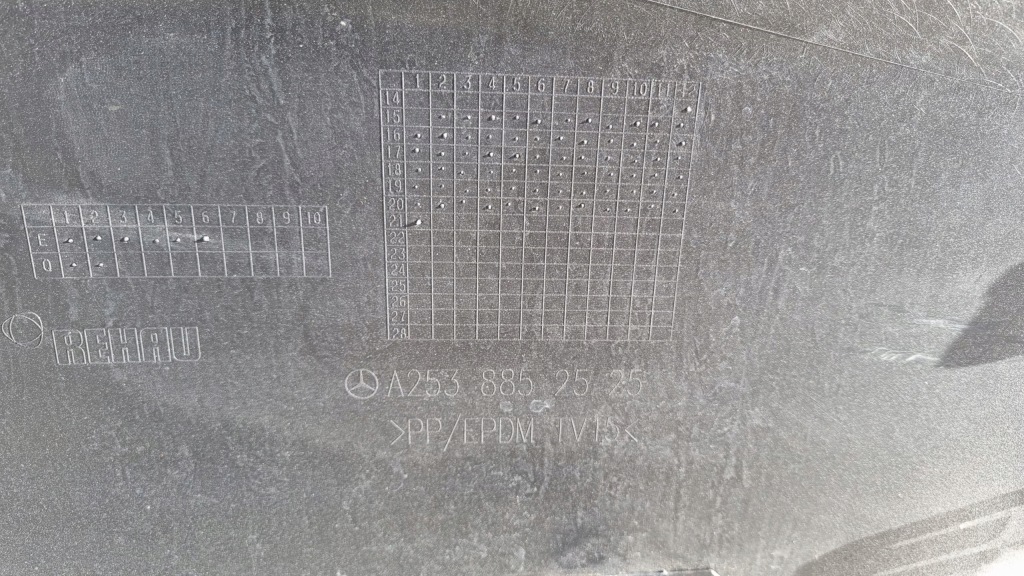 Бампер mercedes glc w253 рестайлинг  19- купе hybrid Оригинал