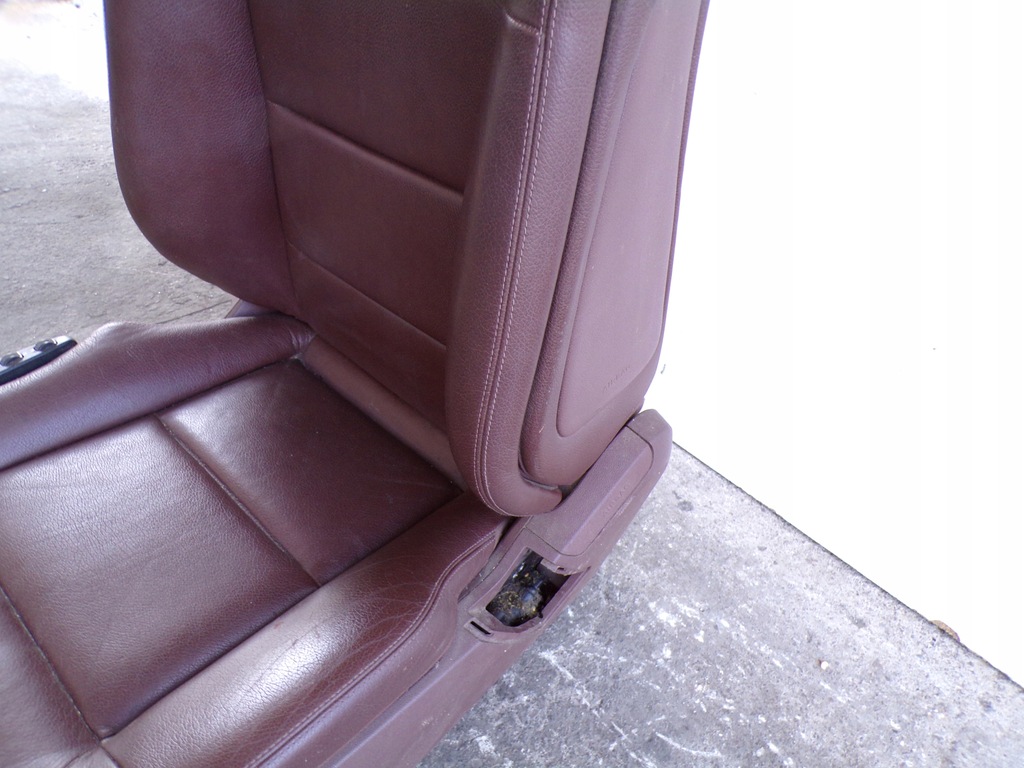 фото №5, Сиденье левый перед водителя mercedes w212 кожаный коричневый