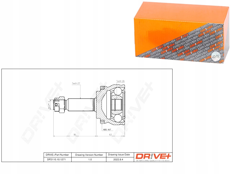 Купить Dr!ve+ dp2110.10.1271 набор шарнир, wał приводной