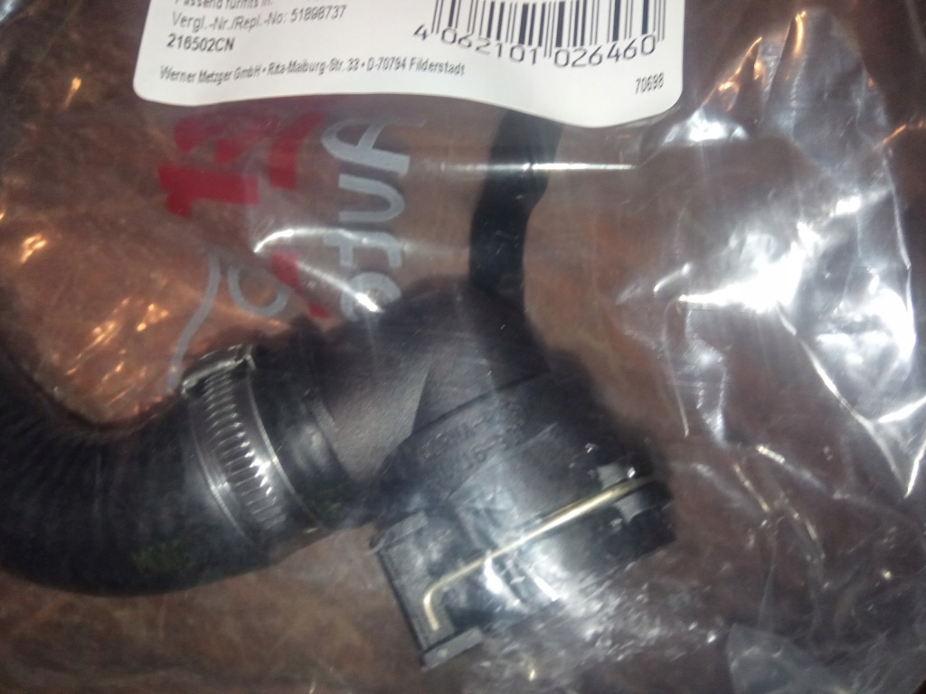 Metzger 2420266 шланг охлаждение Оригинал