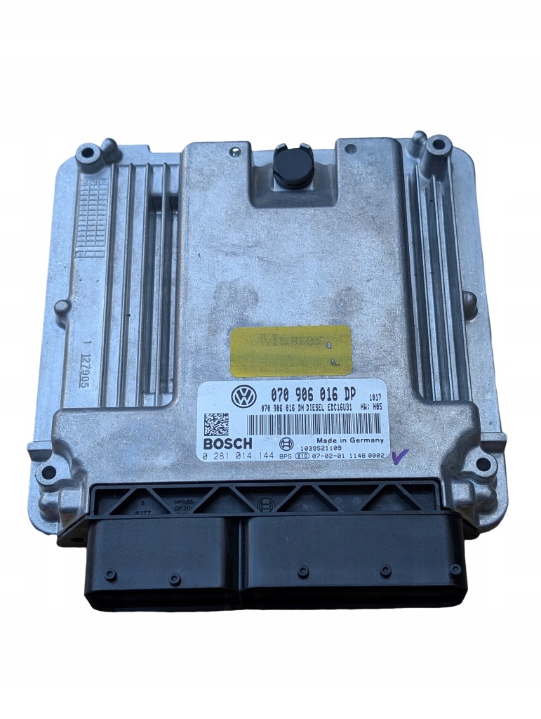 фото №1, Volkswagen touareg i 2007 блок керування / модуль ecu 070906016dp 0281014144